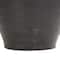 20" Black Ceramic Speckled Textured Amphora Vase